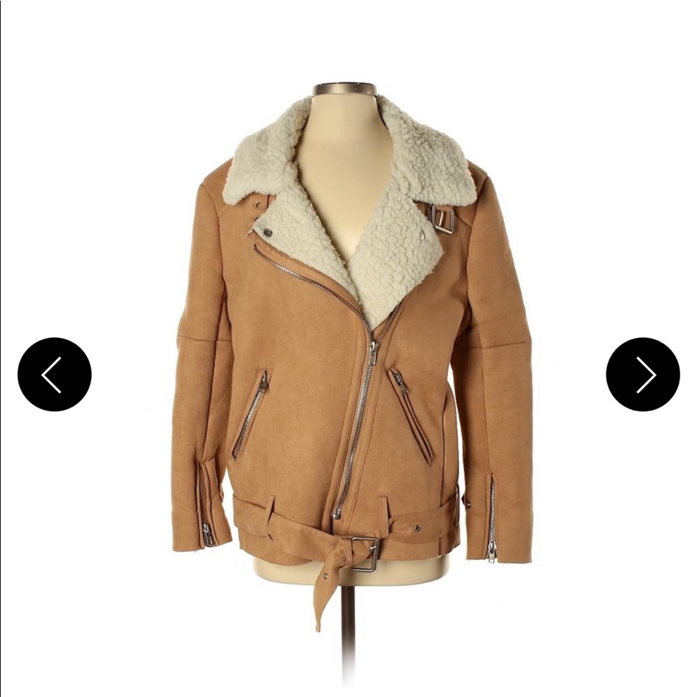 Show Me Your Mumu suede and Sherpa jacket - Picture 7 of 8